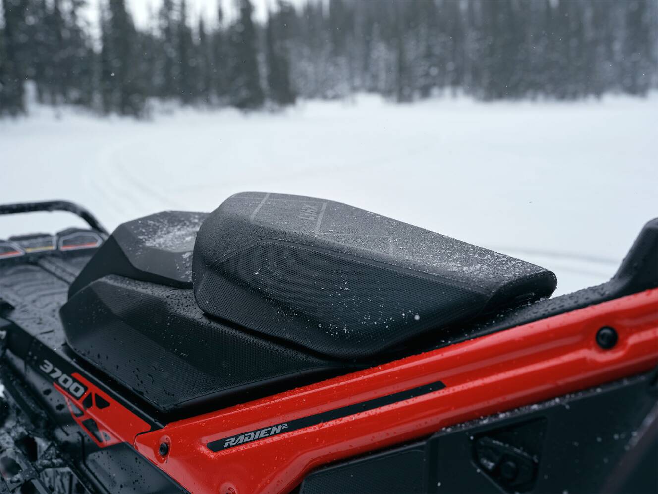 A photo of this 2026 Lynx Shredder RE 3700 850 E-TEC PowderMax SHOT