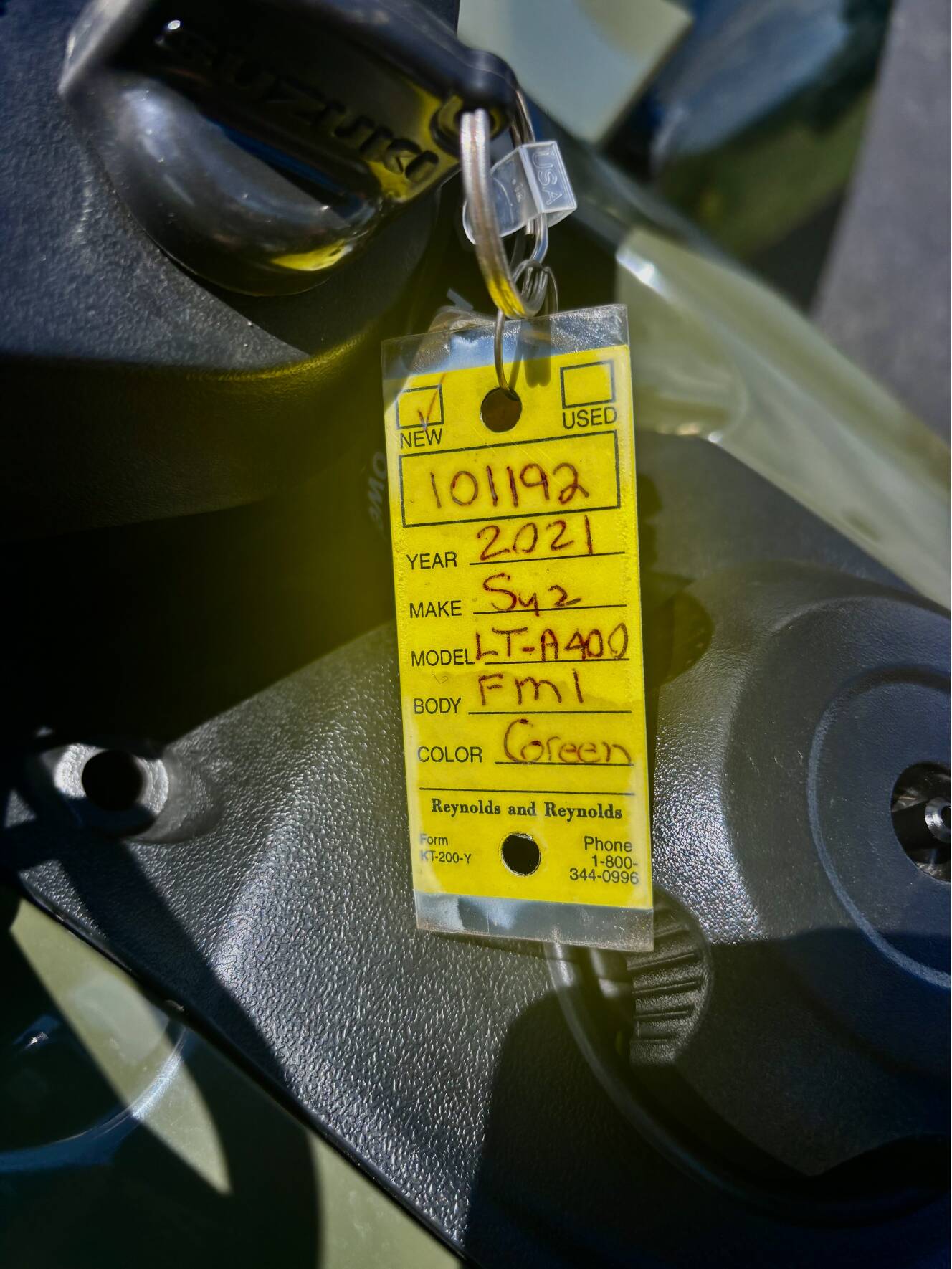 A photo of this 2021 Suzuki KINGQUAD 400 ASI LIMITED EDITION