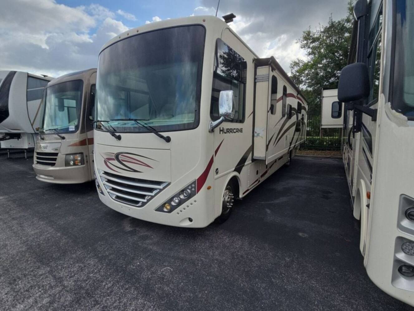 A photo of this 2019 Thor Motor Coach Hurricane 34J