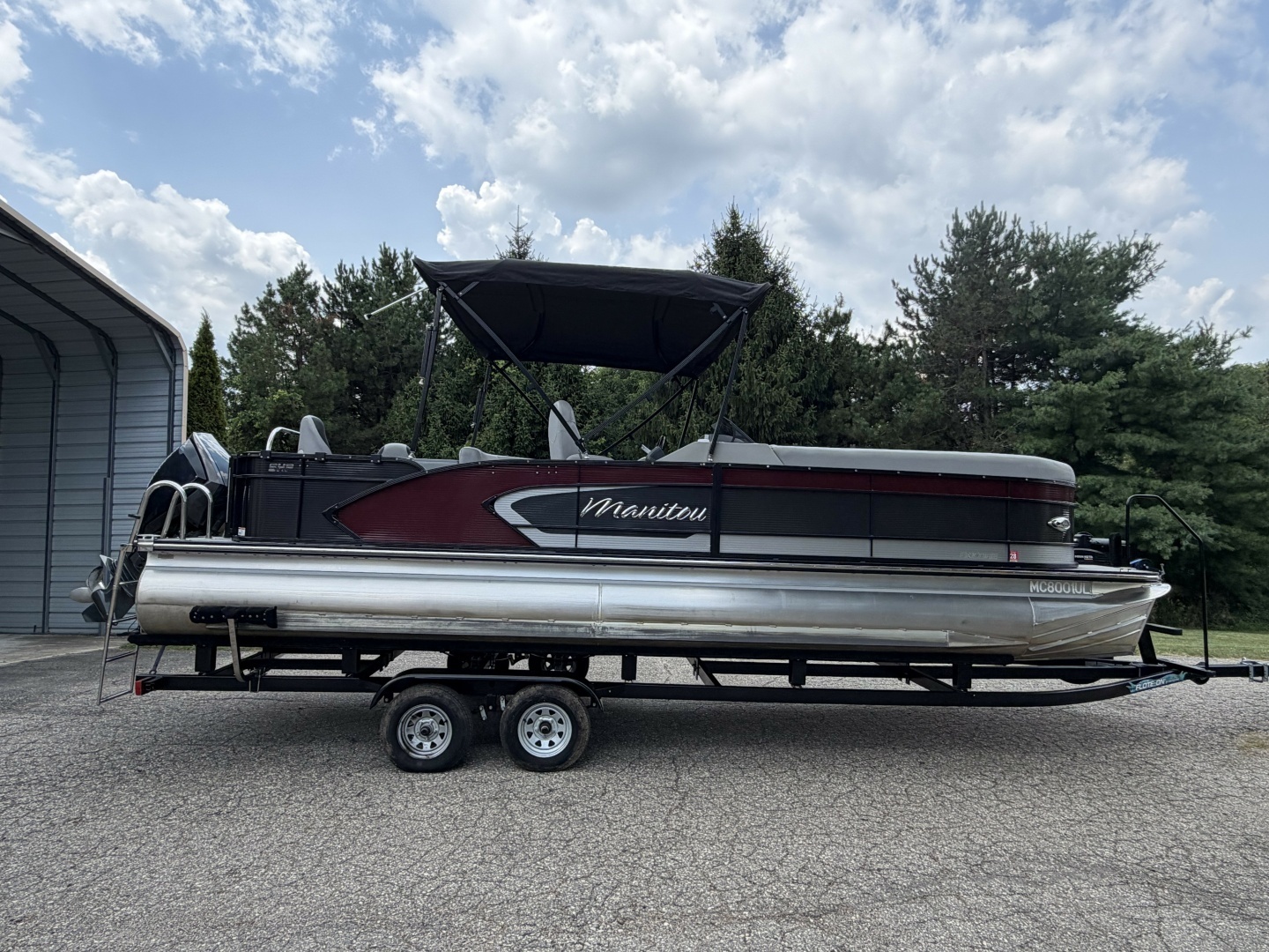 2021 Manitou Encore 24 Pro Angler SHP PORT FRONT (PT) in milford MI