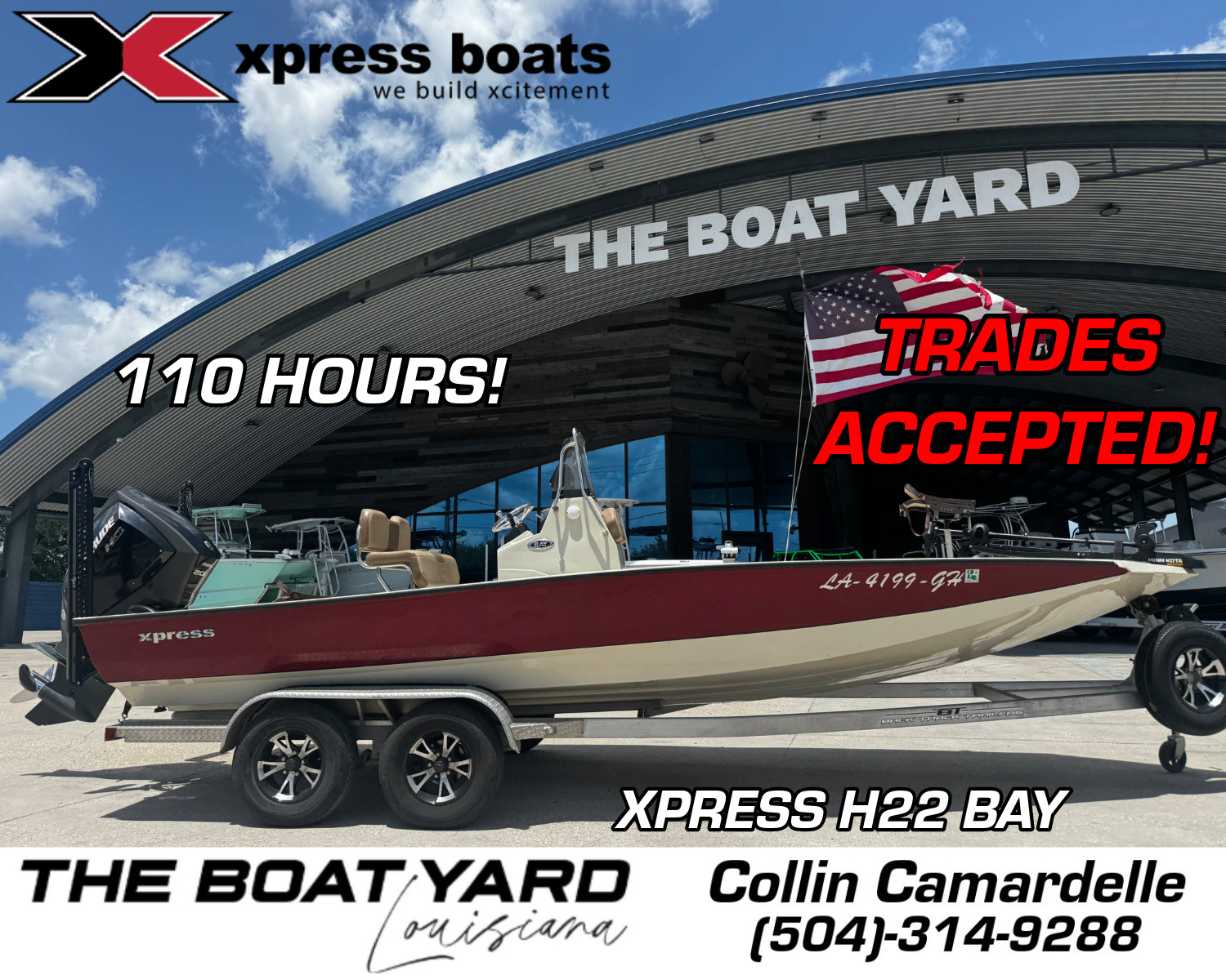 2018 Xpress Boats H22B W/ YAMAHA F150LB in marrero LA