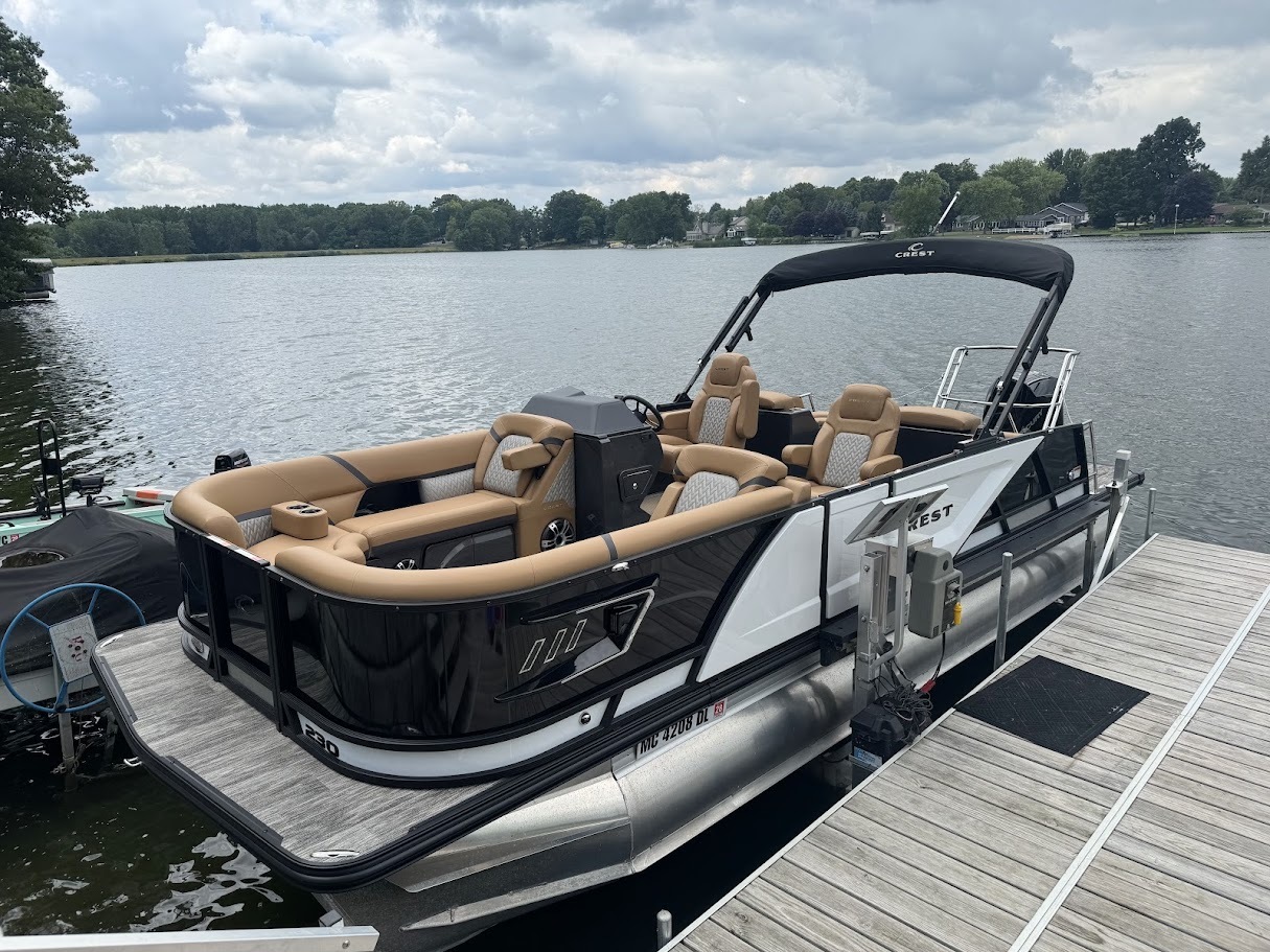2026 Crest Pontoons Caribbean 230 SLRC TRITOON *DEMO* 250 SLS in st. johns MI