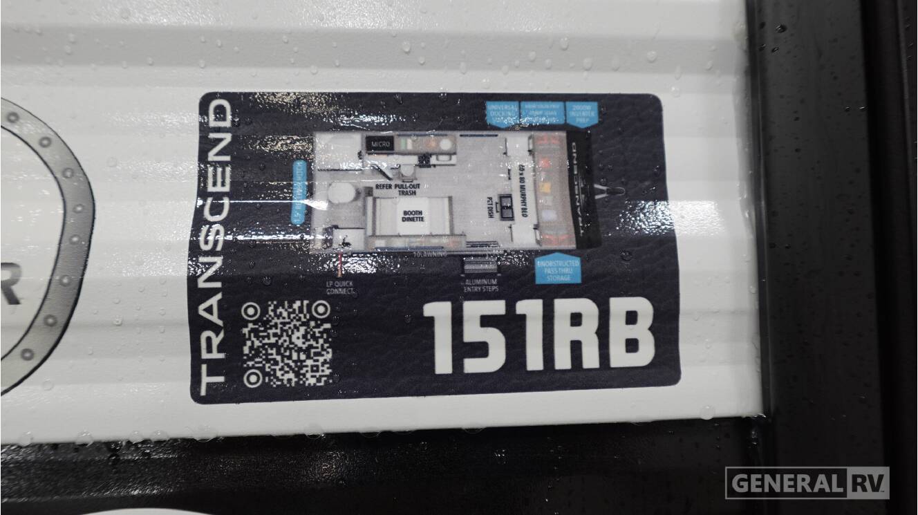 A photo of this 2027 Grand Design Transcend One 151RB