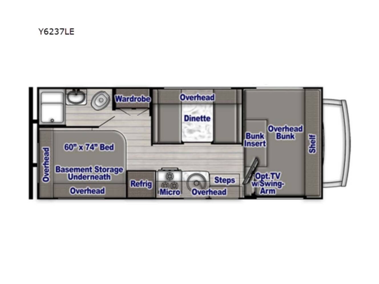 A photo of this 2025 Gulf Stream Rv Yellowstone Y6237LE