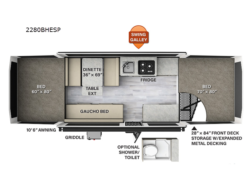 2023 Forest River Rv Rockwood Extreme Sports 2280BHESP in clarksville IN