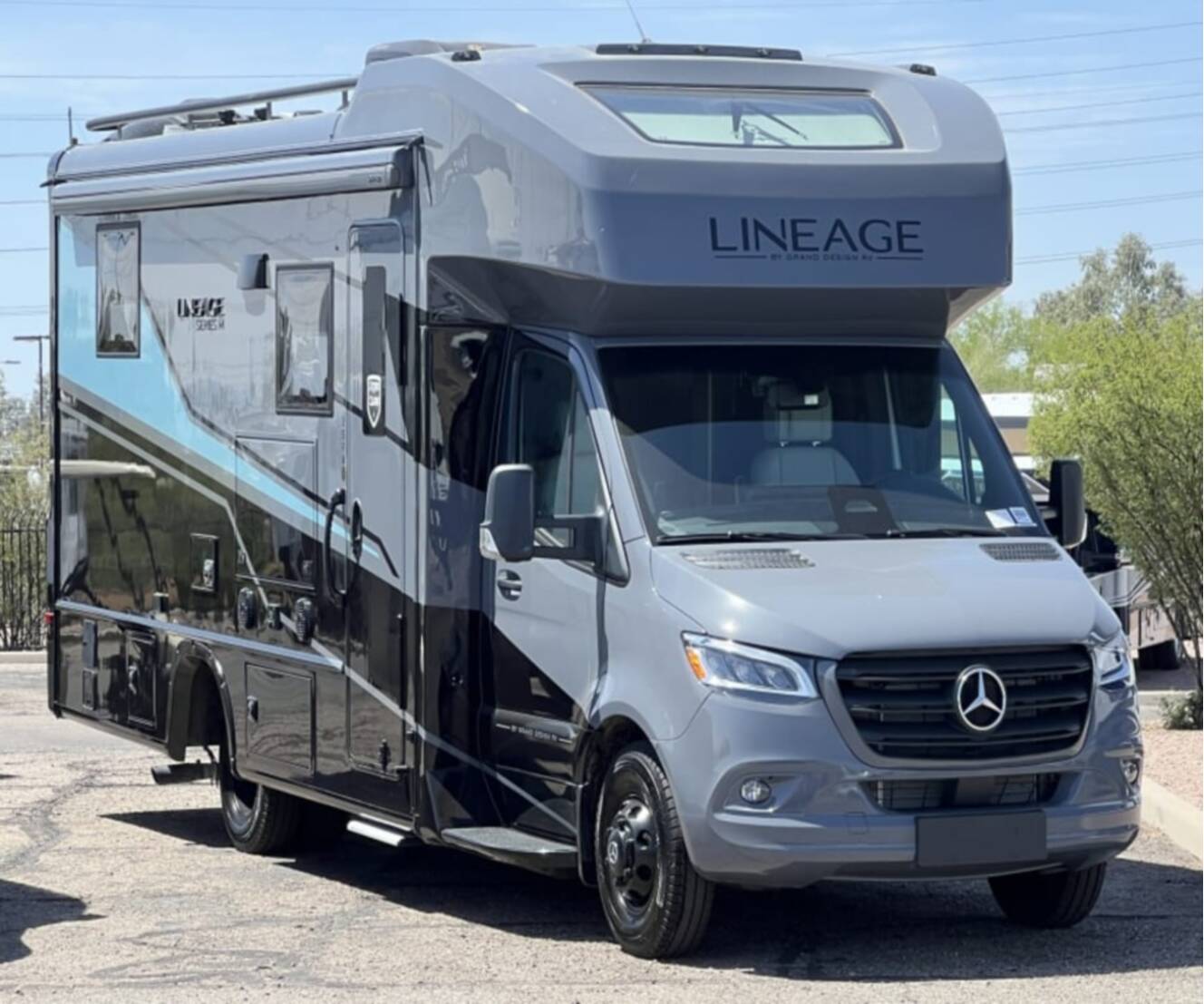 A photo of this 2026 Grand Design LINEAGE SERIES M 25FW-FBP