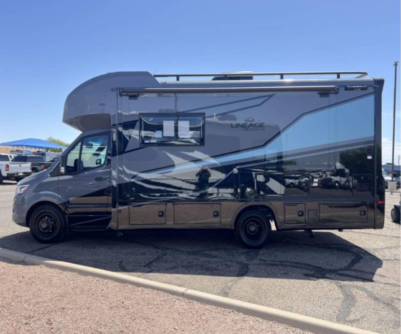 A photo of this 2026 Grand Design LINEAGE SERIES M 25FW-FBP