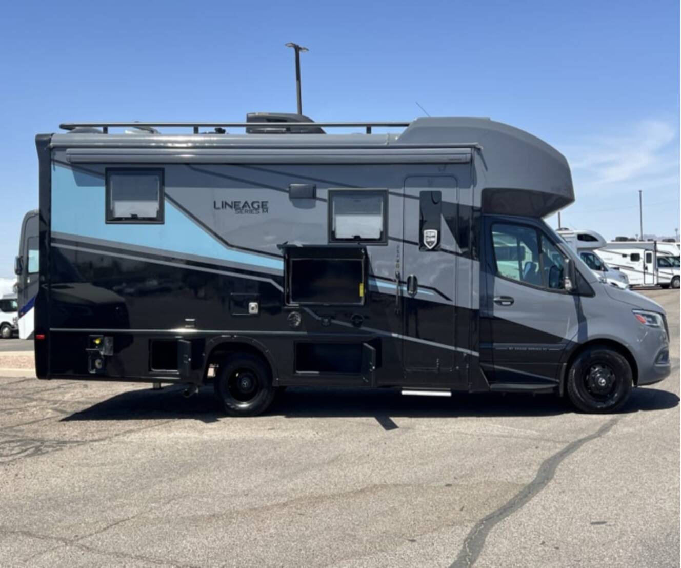 A photo of this 2026 Grand Design LINEAGE SERIES M 25FW-FBP
