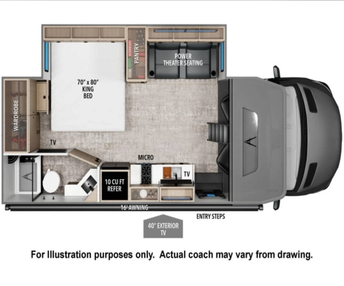 A photo of this 2026 Grand Design LINEAGE SERIES M 25FW-FBP