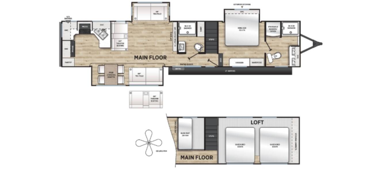 A photo of this 2027 Coachmen Catalina Destination 44CONDO
