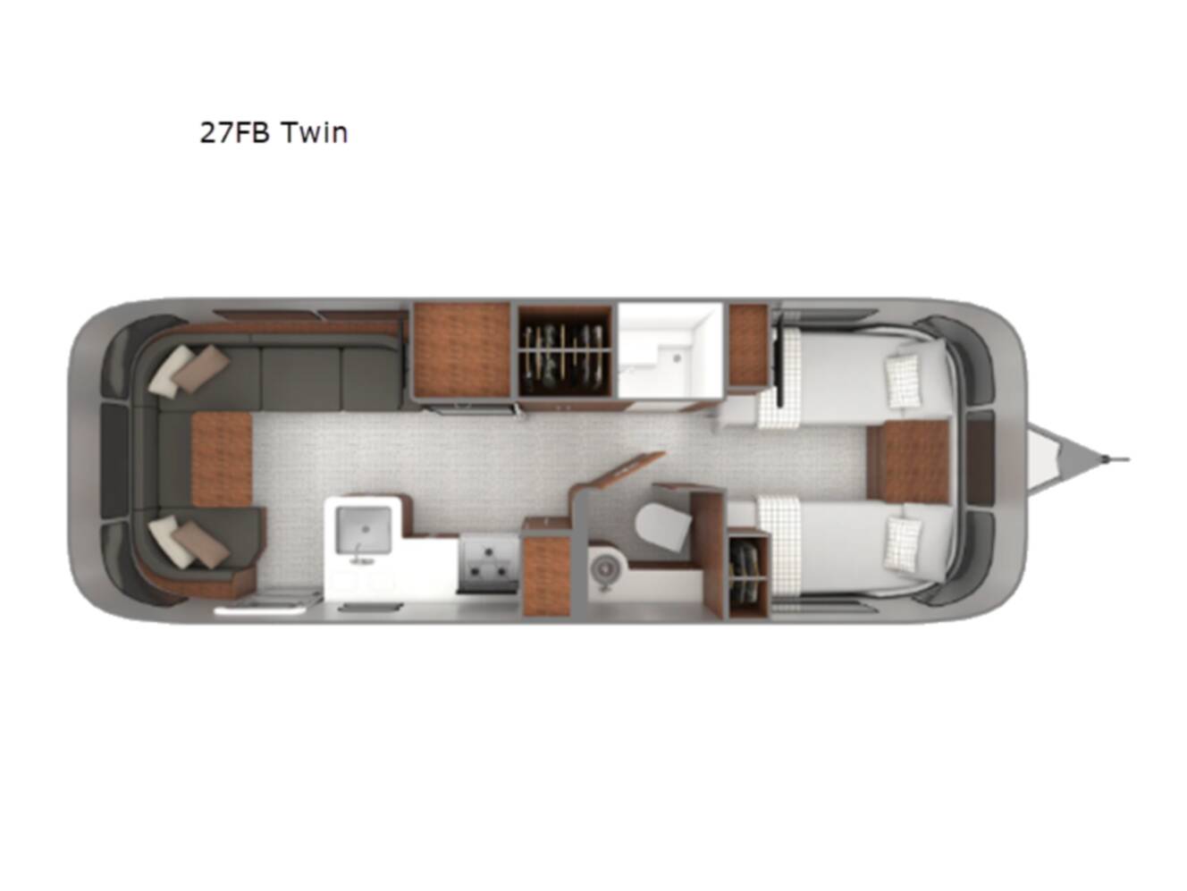 A photo of this 2027 Airstream Globetrotter 27FB