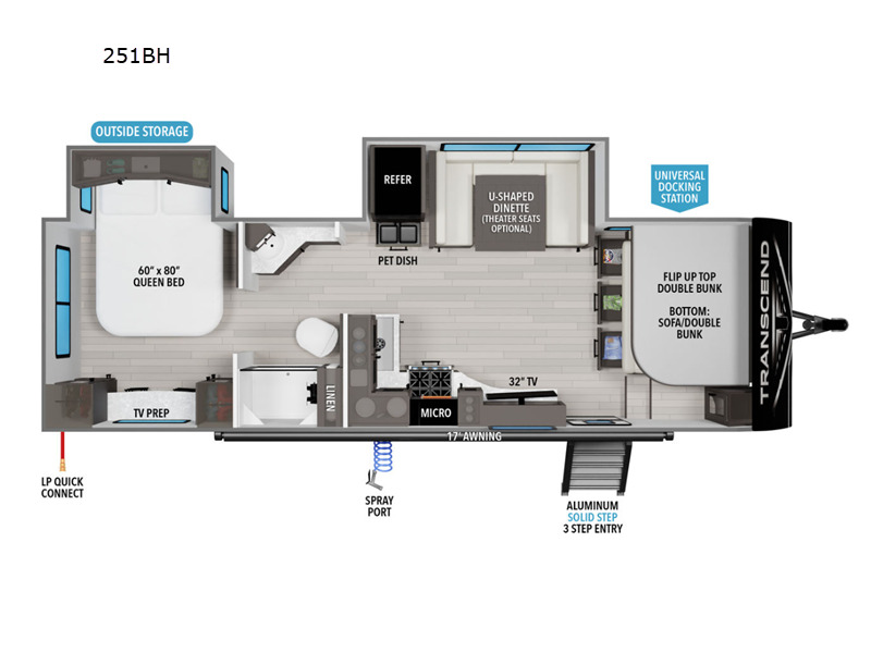 2024 Grand Design Transcend Xplor 251BH in jonesboro AR