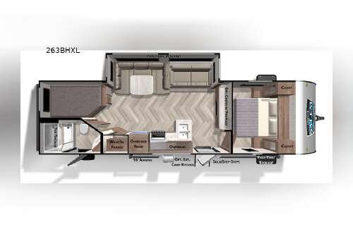 2022 Forest River Rv Salem Cruise Lite 263BHXL in fountain valley CA