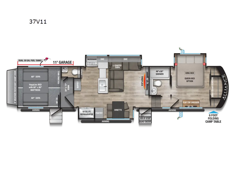 2027 Alliance Rv Valor 37V11 in pittsburgh PA