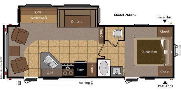 2011 Keystone Rv Hideout 26RLS in cleveland TX