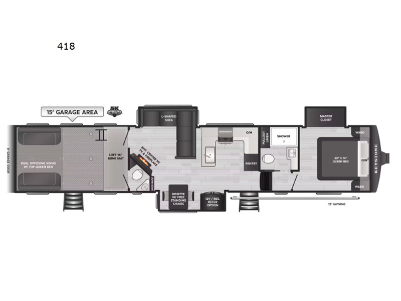 2027 Keystone Rv Fuzion Impact Edition 418 in topeka KS