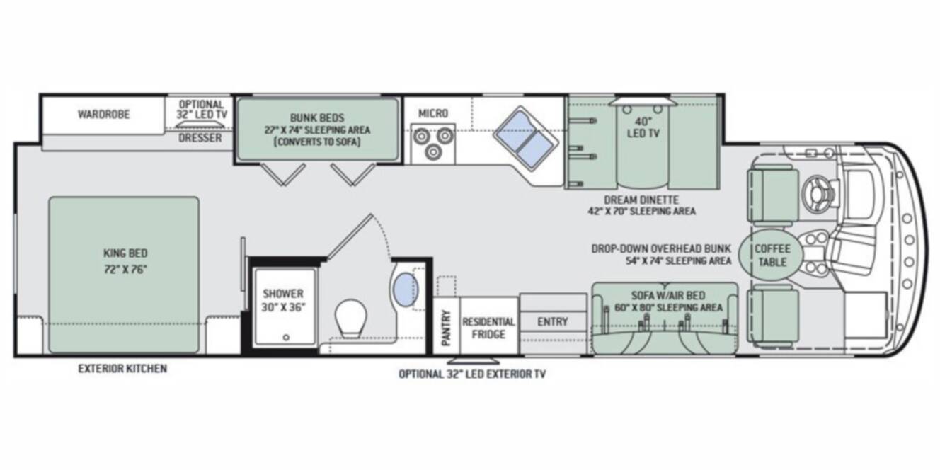 A photo of this 2014 Thor Motor Coach Hurricane 34J