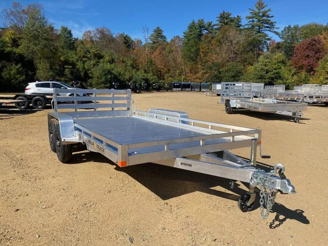 2026 BEAR TRACK 7X14 7K Aluminum Utility Trailer W/Bi-Fold Ramp Ga in Loudon, NH