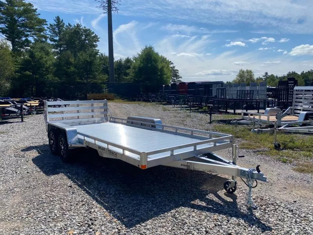 2026 BEAR TRACK 7X16 7K Aluminum Utility W/Bi-Fold Ramp in Loudon, NH