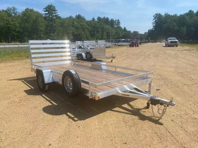 2026 BEAR TRACK 6.5X14 Aluminum 3.5K Utility Trailer W/Rail Kit & in Loudon, NH
