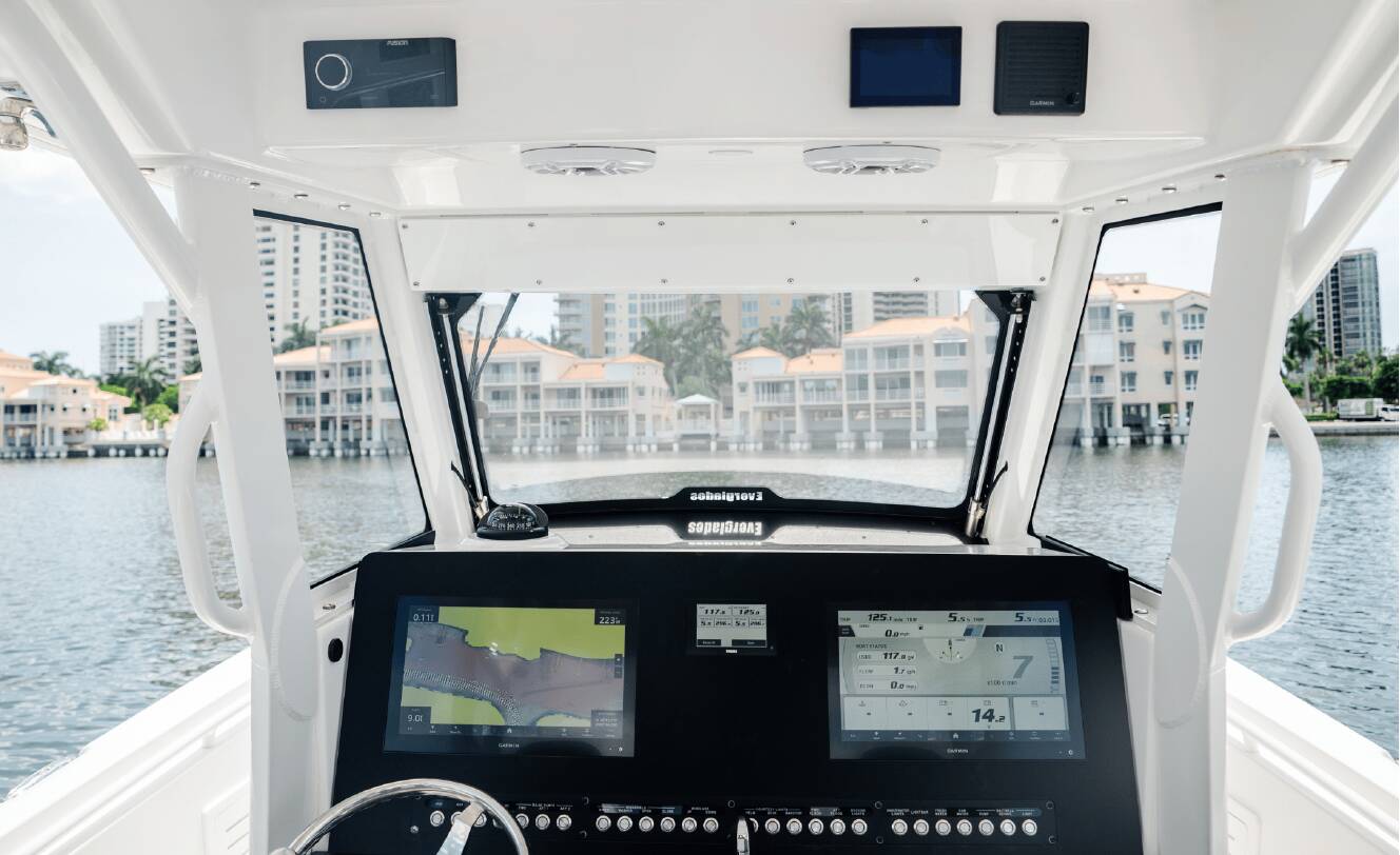 A photo of this 2024 Everglades 365 Center Console