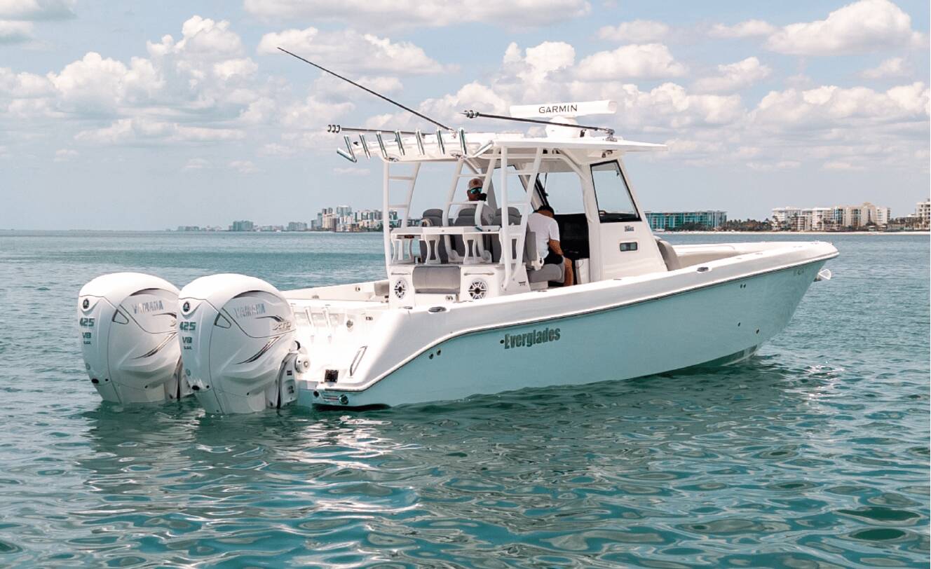 A photo of this 2024 Everglades 365 Center Console