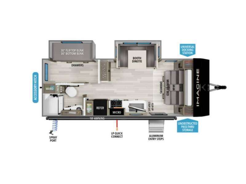 A photo of this 2027 Grand Design Imagine XLS 22BHE
