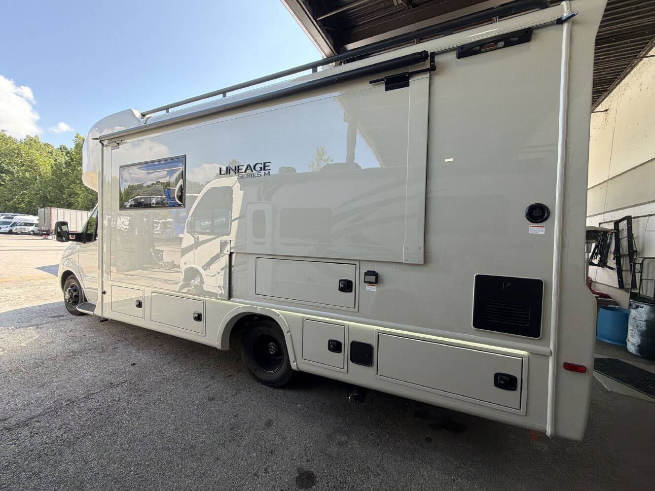 A photo of this 2027 Grand Design Lineage Series M 25FW