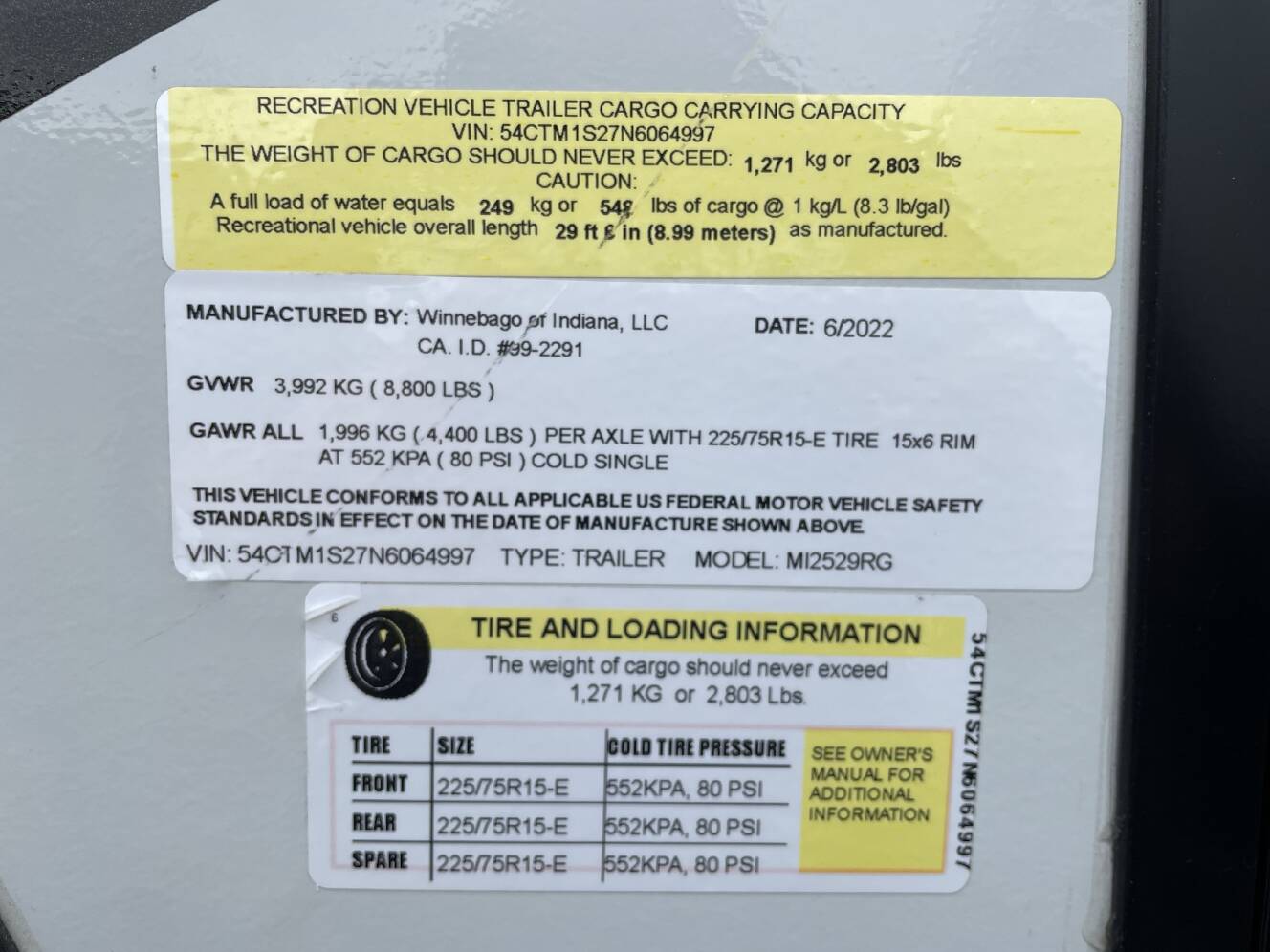 A photo of this 2022 Winnebago MINNIE 2529RG