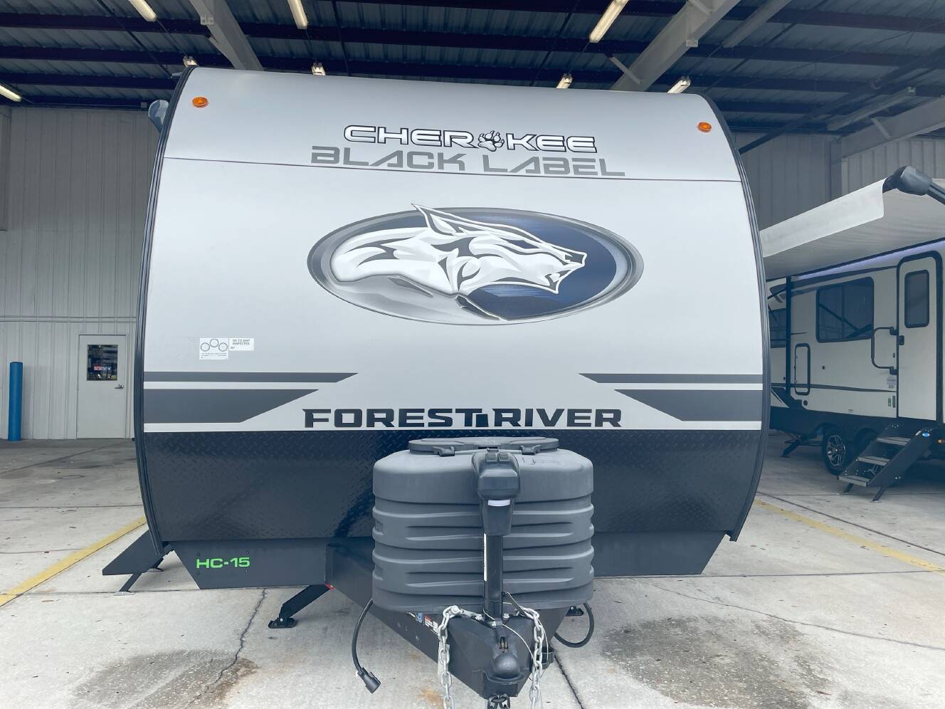 A photo of this 2026 Forest River GREY WOLF BLACK LABEL 18RRBL