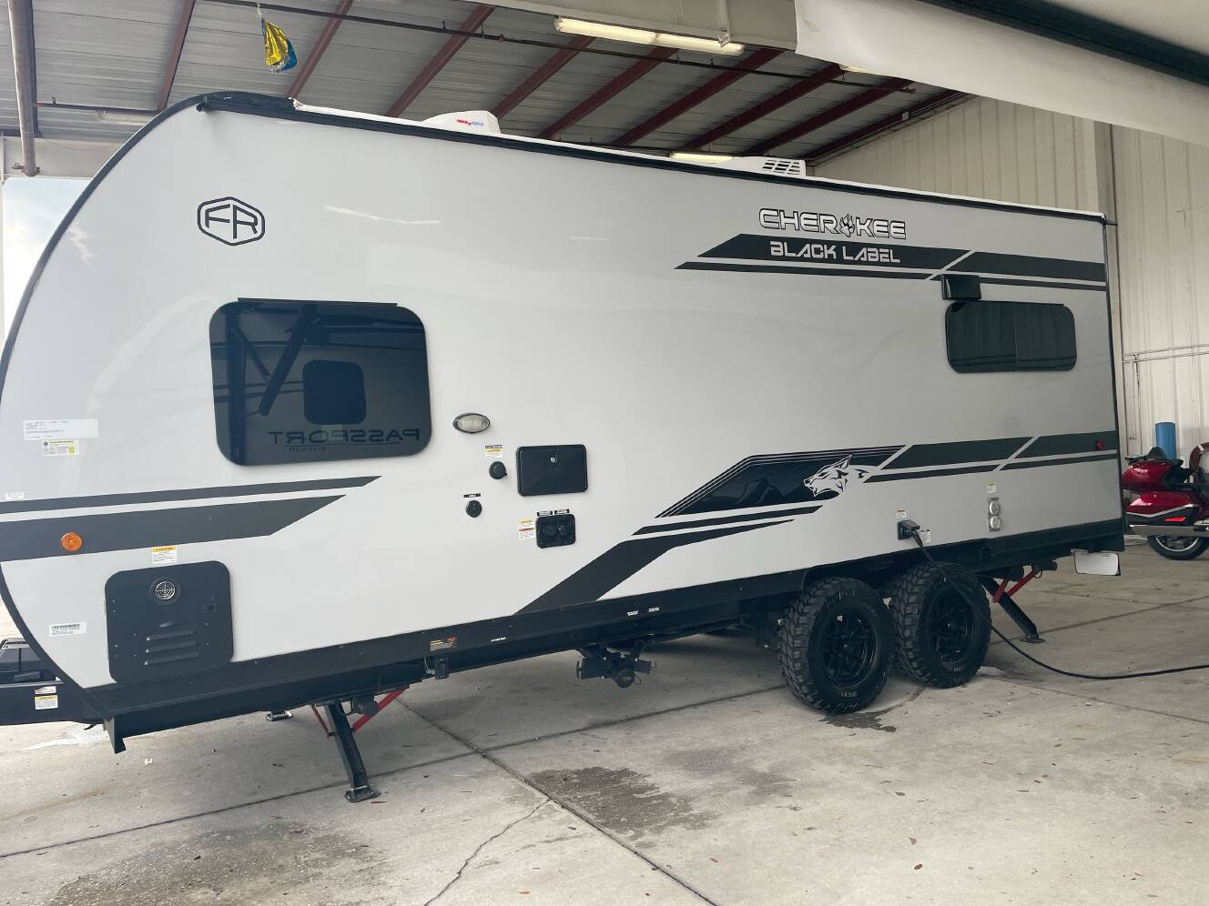 A photo of this 2026 Forest River GREY WOLF BLACK LABEL 18RRBL