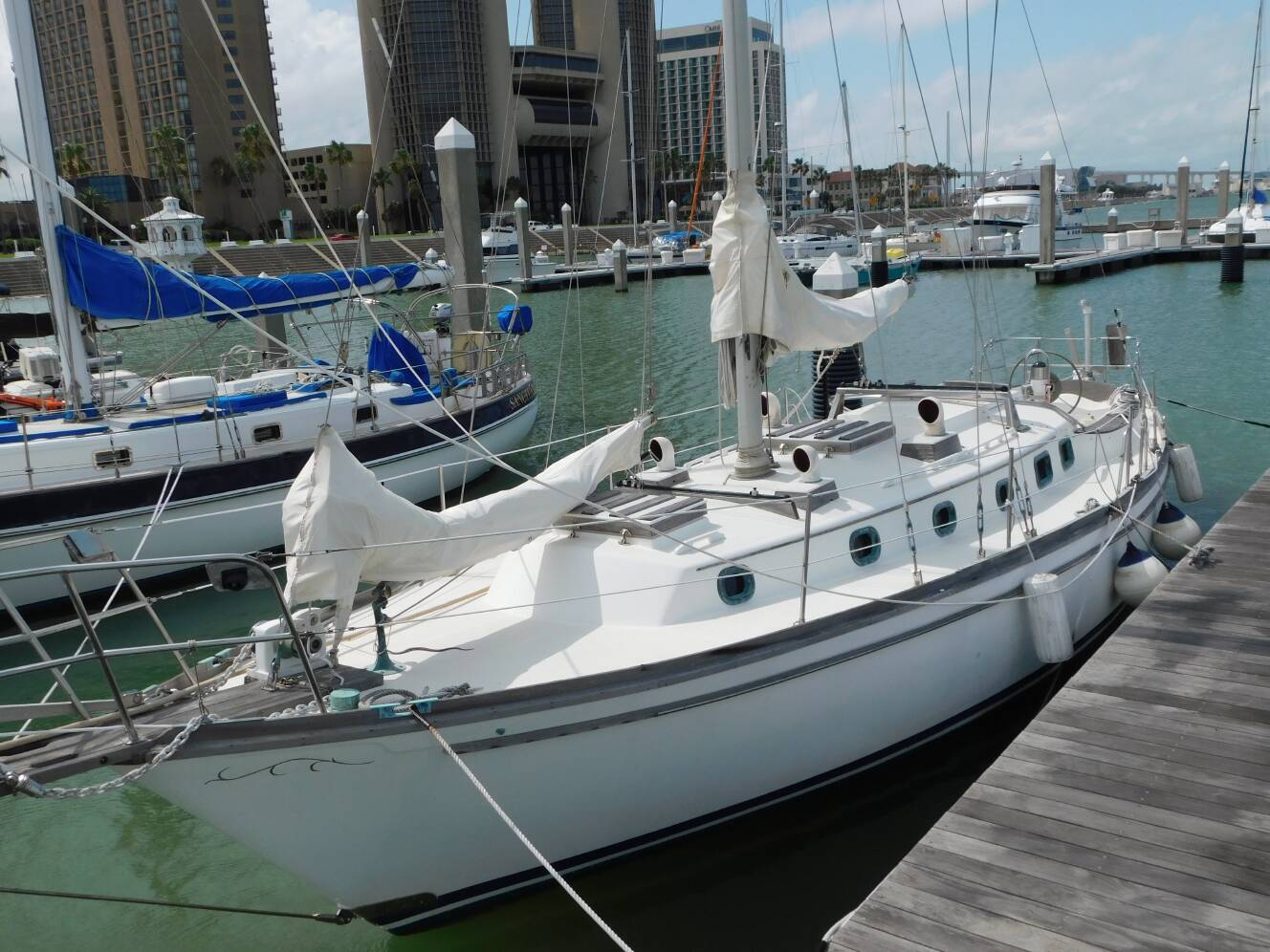 A photo of this 1988 Shannon 37 Cutter Sloop