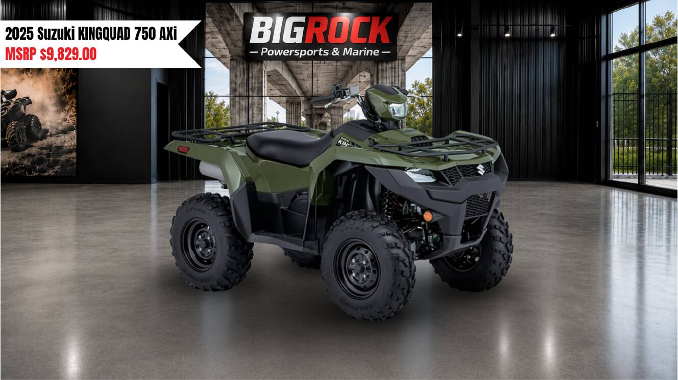 A photo of this 2025 Suzuki KINGQUAD 750 AXi