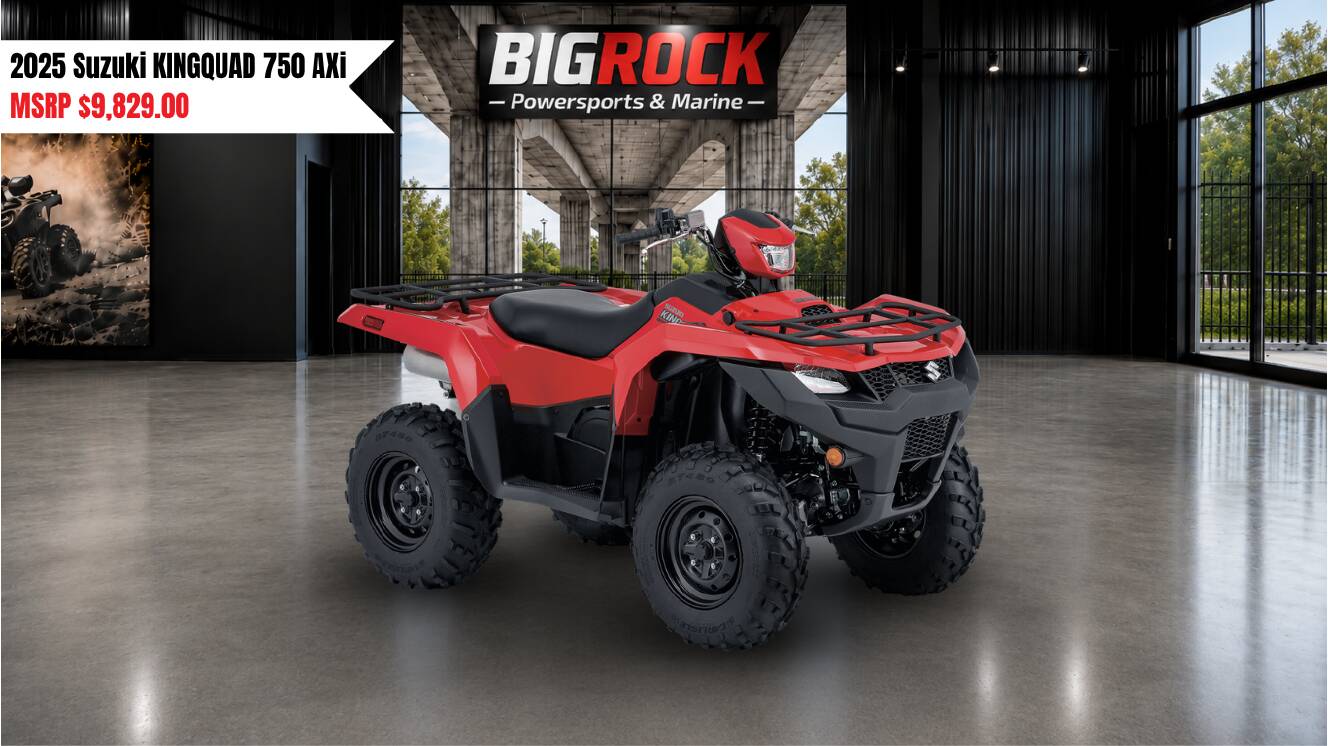 A photo of this 2025 Suzuki KINGQUAD 750 AXi