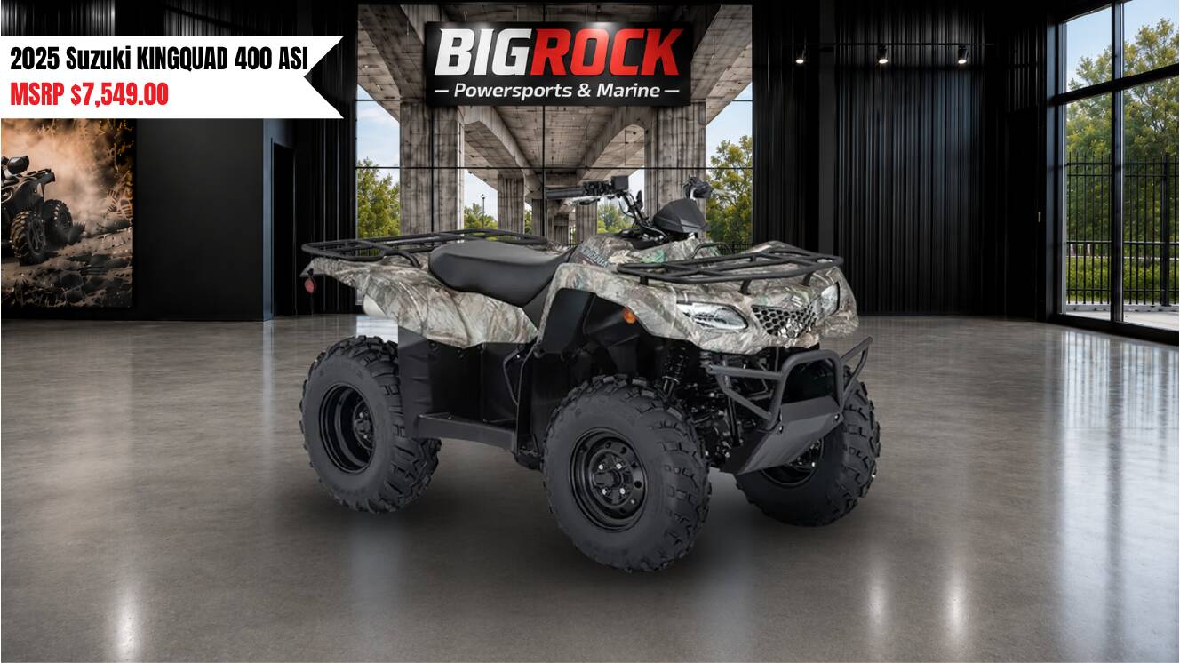 A photo of this 2025 Suzuki KINGQUAD 400 ASI