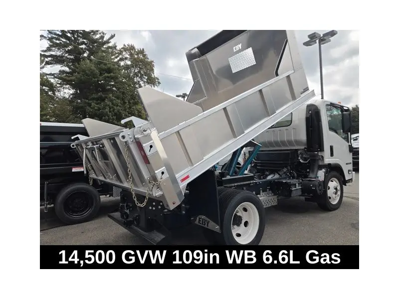 2024 Isuzu NPR HD Gas w/ 10ft Aluminum EBY Dump Body