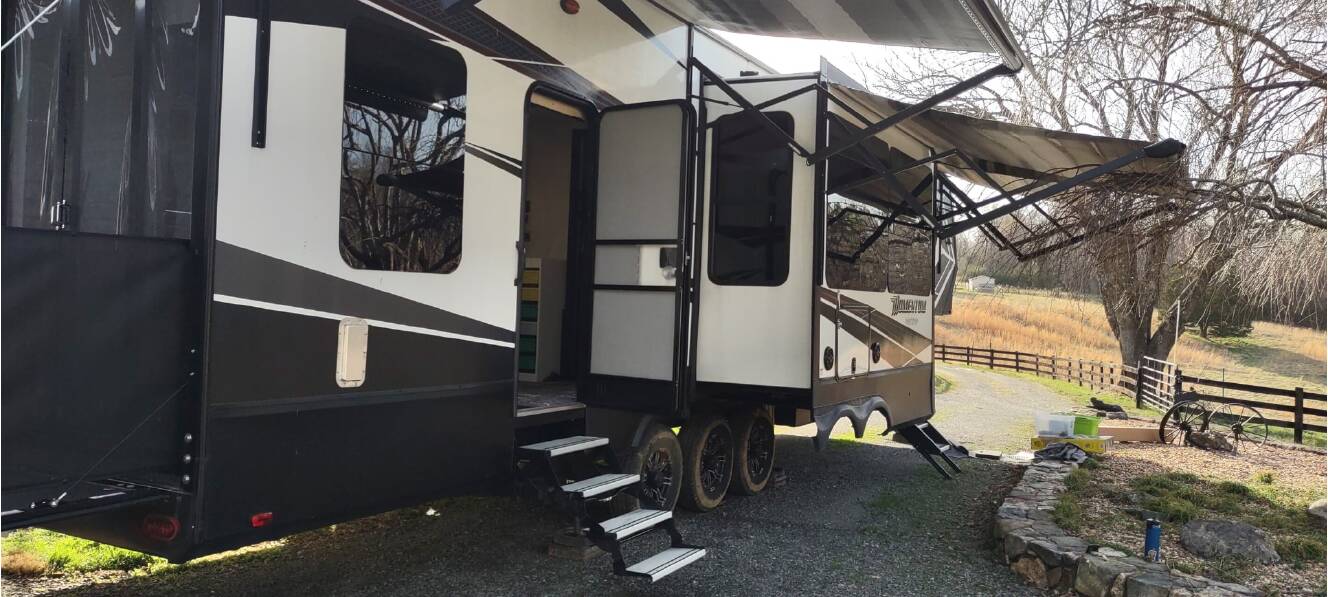 A photo of this 2019 Grand Design MOMENTUM 397TH