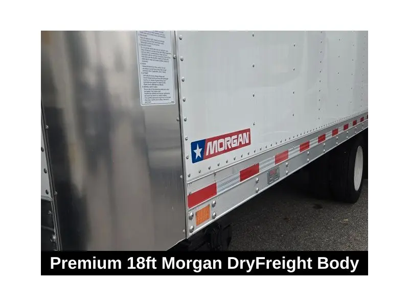 2024 Isuzu NPR XD Diesel w/ 18ft Morgan Dry Freight Body