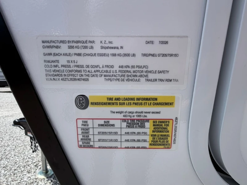 2027 KZ RV Connect C241RLK