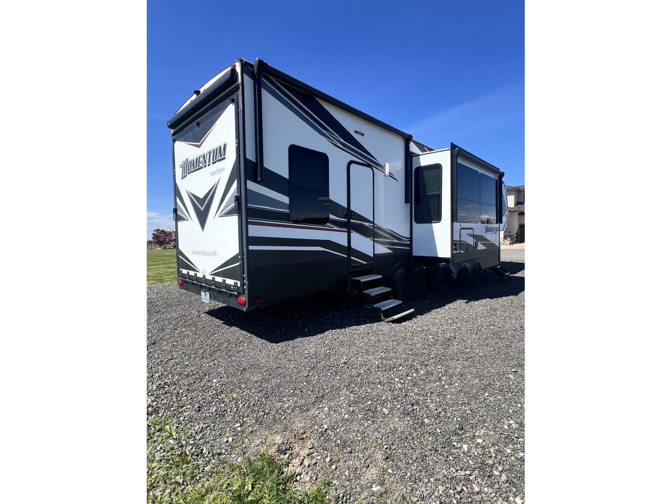 A photo of this 2021 Grand Design MOMENTUM M-CLASS 395M