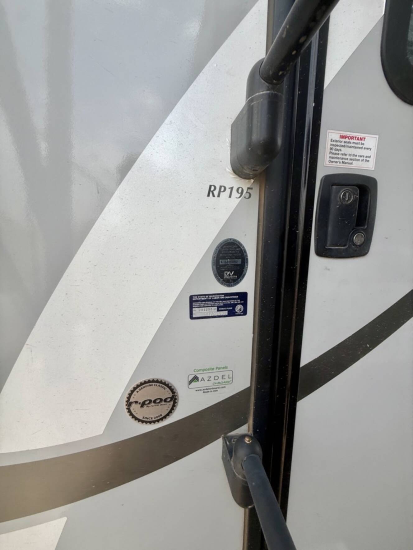 A photo of this 2020 Forest River RPOD 195