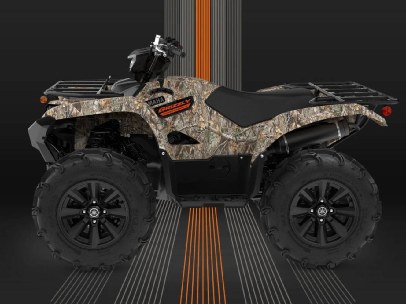 A photo of this 2026 Yamaha Grizzly EPS Camo