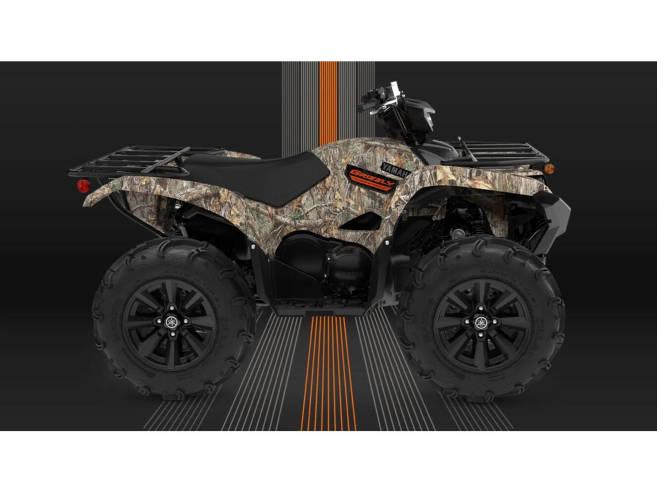 A photo of this 2026 Yamaha Grizzly EPS Camo