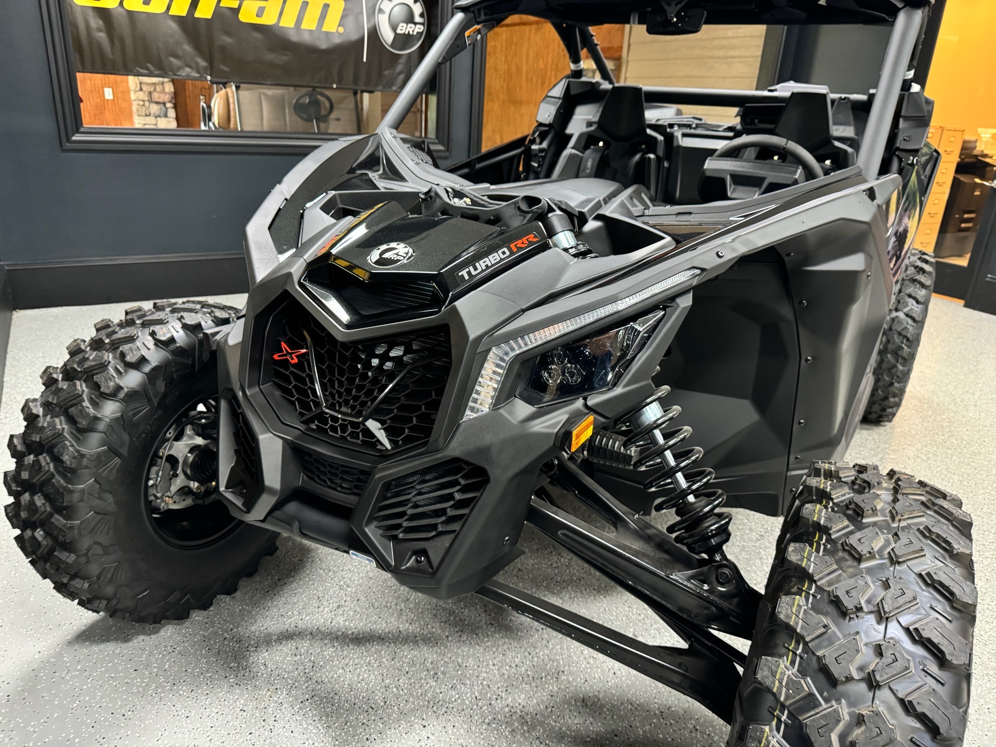 2025 Can-Am Maverick X3 X RS Turbo RR with Smart-Shox in iron station NC