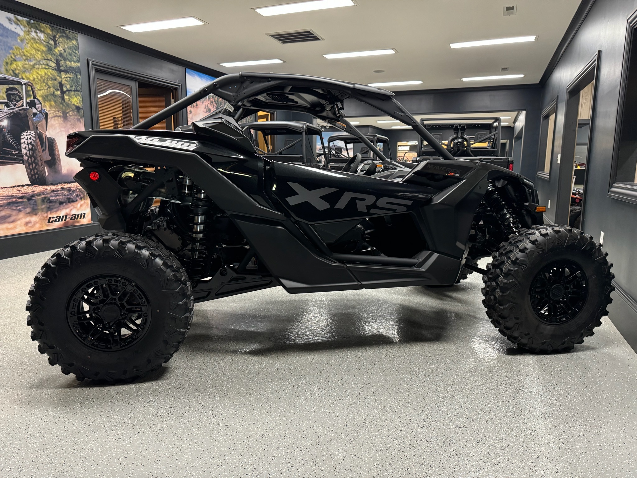 2025 Can-Am Maverick X3 X RS Turbo RR with Smart-Shox in iron station NC