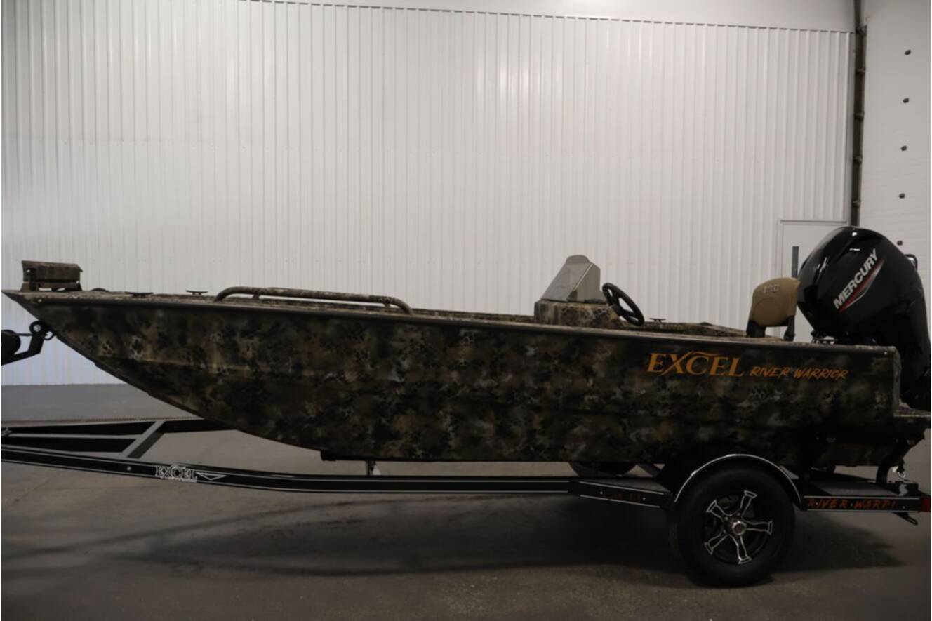 A photo of this 2025 Excel 1651 SC River Warrior