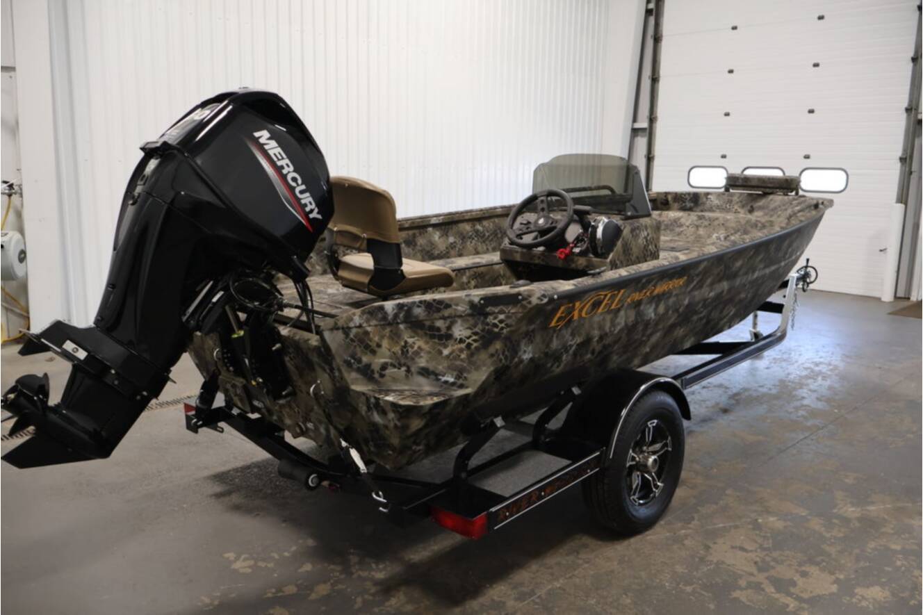 A photo of this 2025 Excel 1651 SC River Warrior