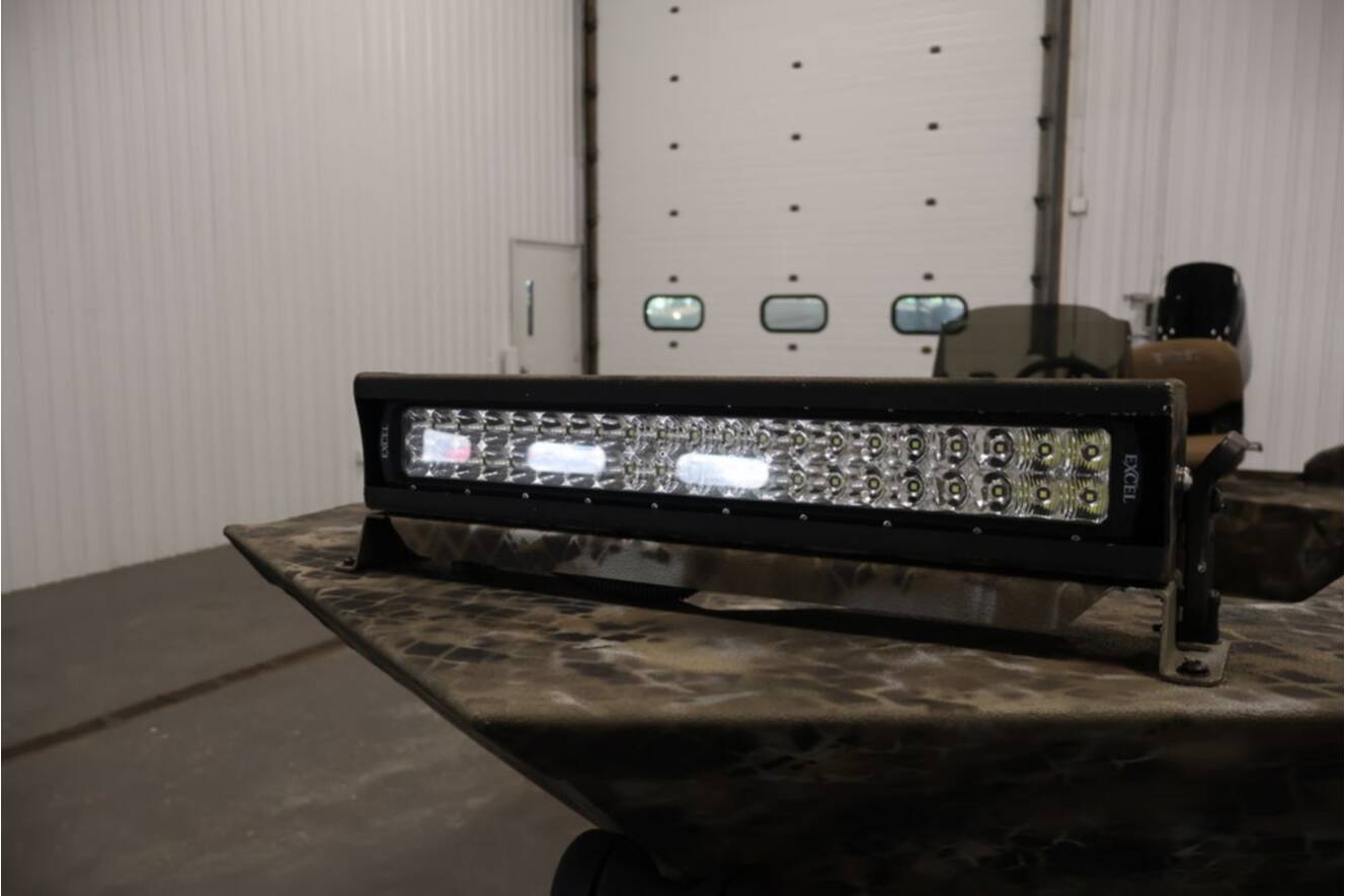 A photo of this 2025 Excel 1651 SC River Warrior