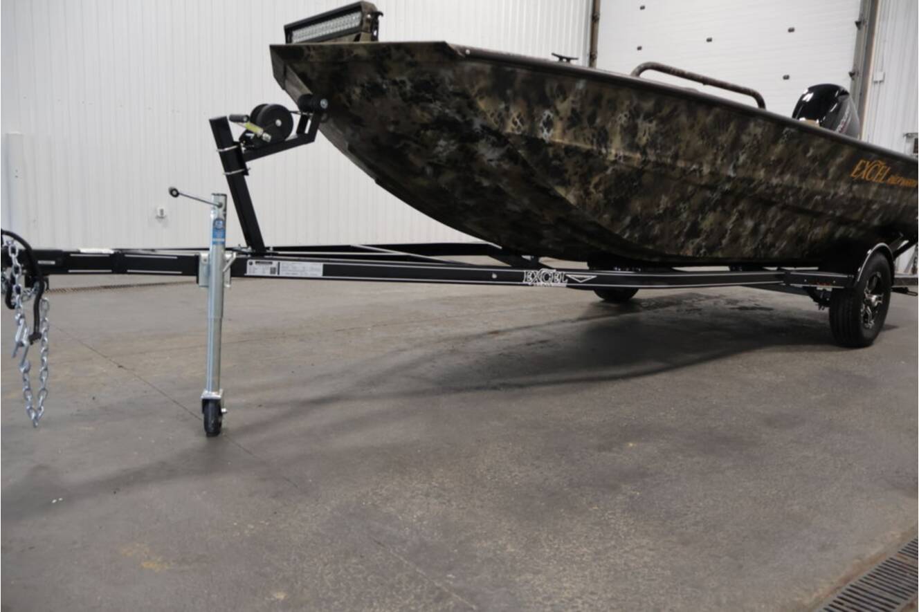 A photo of this 2025 Excel 1651 SC River Warrior