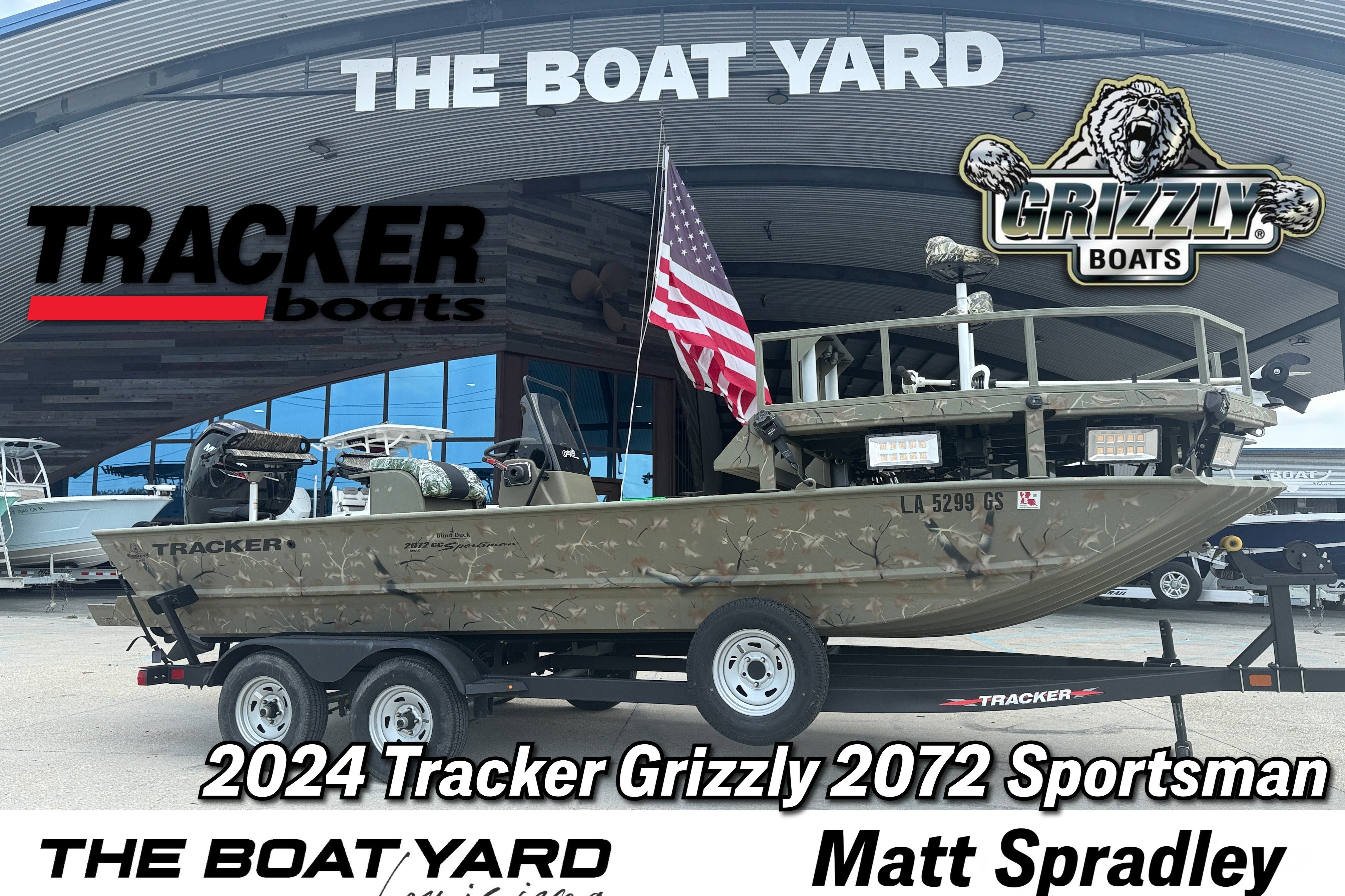 2024 Tracker Grizzly 2072 Mvx Cc Sportsman 2072 CC SPORTSMAN KICKER in marrero LA